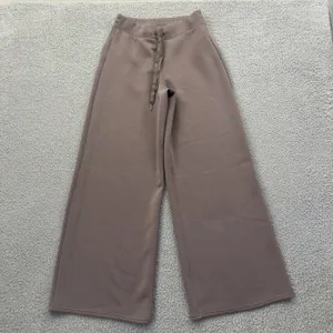 Spanx Airessentials Wide Leg Pant Women's Mauve Brown Lounge Medium x 30 thumbnail 2