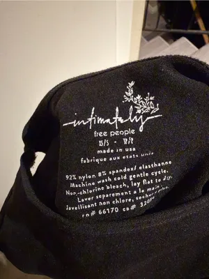 Free people Black Women's Cropped Tank Top, size XS/s thumbnail 2