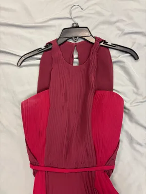 Burgundy maroon dress thumbnail 4