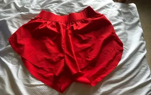 Red Flowy Athletic Shorts Size M thumbnail 1