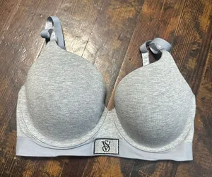 Victoria’s Secret gray Pushup 34DD bling bra thumbnail 1