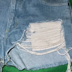 Carhartt Blue Jean Shorts Distressed size 32 x 30-run small see measurements thumbnail 4