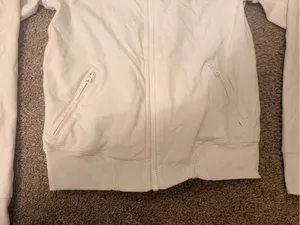 lululemon athletica White Zip-Up Jacket with Breathable Mesh thumbnail 8