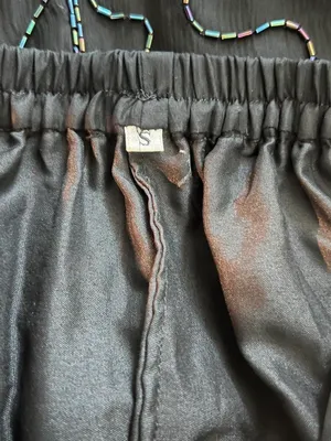 Women’s Black Beaded Midi Skirt Size Small Whimsical Fairy Goth Mermaidcore thumbnail 8