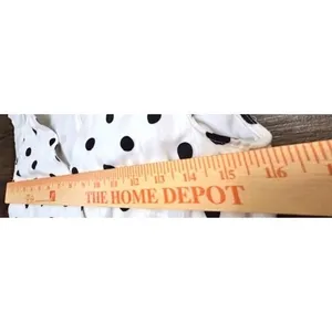 J.Crew Polka Dot Faux Wrap Mini Dress White Navy Blue Preppy Retro‎ Vibe Size 2 thumbnail 6