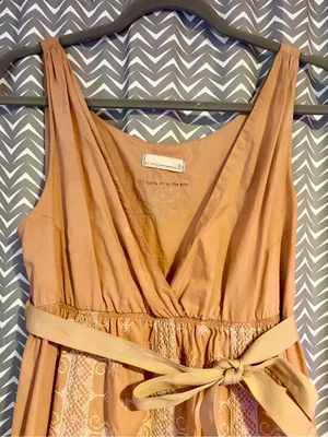 Odd Molly | Sleeveless Embroidered Boho Dress, size 1 (Small) thumbnail 2