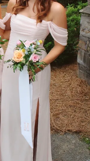 Azazie Bridesmaid Chiffon Dress thumbnail 5