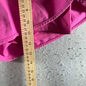 108 | CRZ YOGA High Waisted Smocked Running Shorts Pink Women XS thumbnail 4