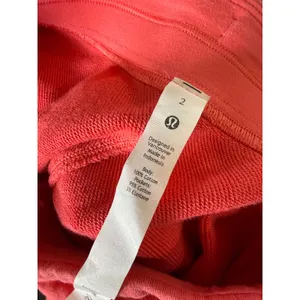 Lululemon Scuba High Rise Jogger‎ Coral Pink Cotton Fleece Sweatpants Size 2 thumbnail 4