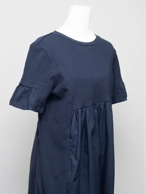 English Factory - Mixed‎ Media Ruffled Short-Sleeve Mini Dress thumbnail 10