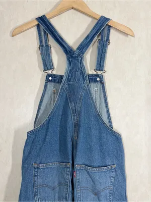 Levi’s Women’s Vintage Jeans Cotton Denim Overalls in Medium Wash XS thumbnail 7
