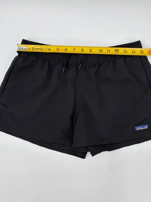 Patagonia Black Women's Athletic Shorts with Logo Tab thumbnail 4