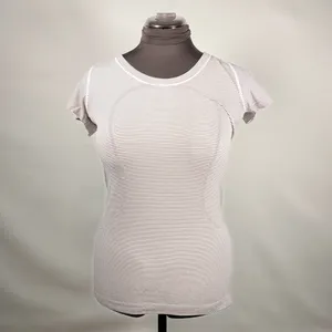Women’s Lululemon White Swiftly Tech Hip Length Crew Neck Tee Size 6 thumbnail 2