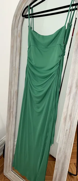 ZARA Dress Green Long thumbnail 1