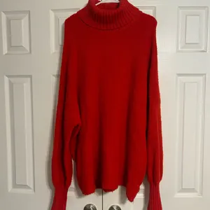 Aerie Chillside Turtleneck Sweater Red thumbnail 3