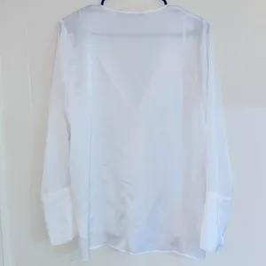 Zara Basic Collection White V Neck Blouse thumbnail 5