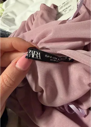 ZARA Asymmetrical Top - Lilac thumbnail 6