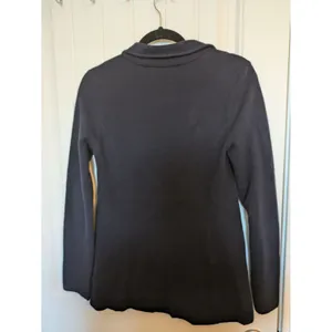 Lauren Ralph Lauren Womens Blue Button-Up Knit Sweater Blazer Gold Buttons S thumbnail 10