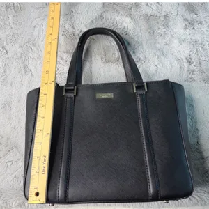 Kate Spade Cadence Black Saffiano Leather Tote Handbag WKRU4074 thumbnail 4