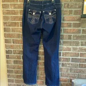 Boots Blue Boot Cut Jeans Classic Style thumbnail 2