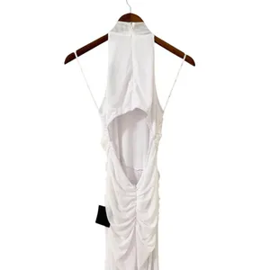 Lulus Audra White Mesh Mock Neck Bodycon Midi Dress size S NWT thumbnail 7