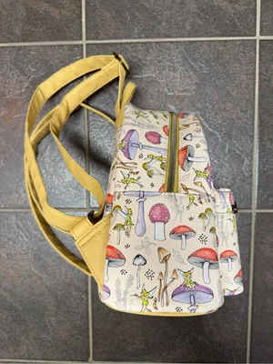 Loungefly Disney Peter Pan Tinker Bell Mushrooms Mini Backpack Bag Fairycore thumbnail 10