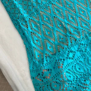Bebe Turquoise Backless Lace Dress thumbnail 3
