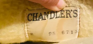 Chandlers Vintage English leather and sheep lined boots Size 8 black thumbnail 9