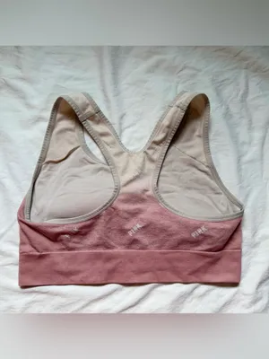PINK Active Seamless Lightly Lined Ombre Racerback Sports Bra XL thumbnail 2