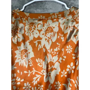 Vintage 100% Silk Babydoll Floral V-Neck Tank Retro Boho Indie Sleaze Y2K Baddie thumbnail 4