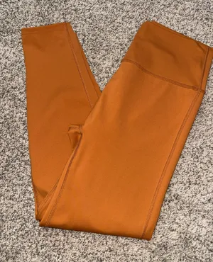 Zenana No Front Seam Leggings (25”) size Large thumbnail 1