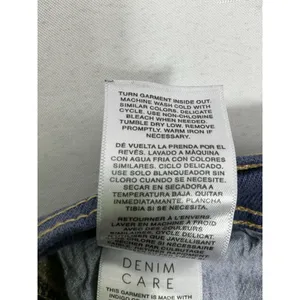 Woman’s Kensie Vtg Luxe The Kaya Wide Leg Capri Blue Jeans 14/32 Frayed Hem thumbnail 6