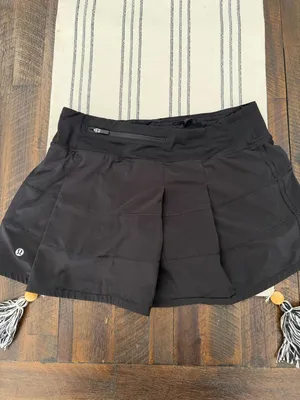 lululemon athletica Black Circle Skater Skort with Liner thumbnail 5