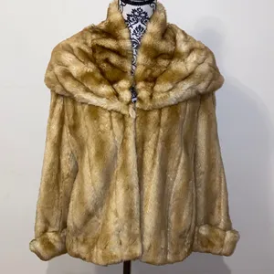 INC International Concepts Luxurious Faux Fur Jacket Size Large thumbnail 3