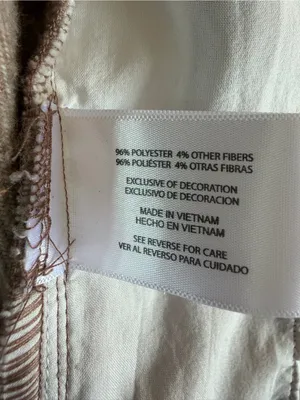 Banana Republic Beige and Cream Plaid Utility Shacket thumbnail 9
