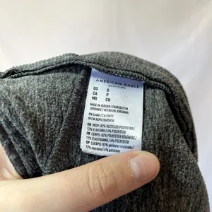 American Eagle NY USA 77 gray jogger sweatpants elastic waist women's‎ size S thumbnail 7