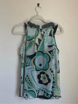 Byer California Floral Printed Y2K Blouse thumbnail 3