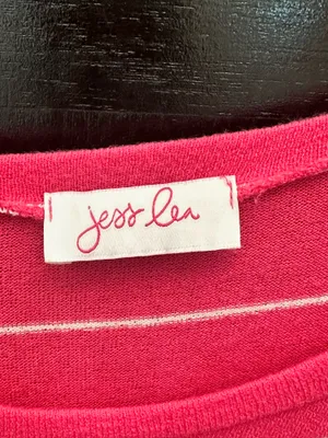 Women’s Pink Striped Long Sleeve Top L thumbnail 3