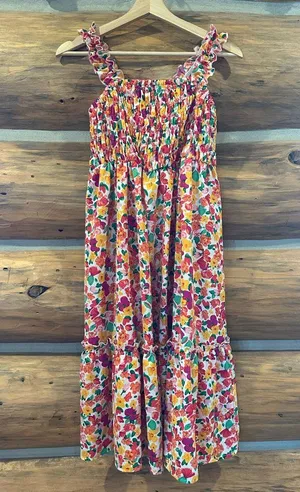 Floral Women’s Smocked Dress size XL thumbnail 1