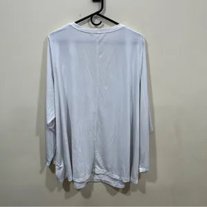 EUC Athleta women’s plus size 3X long sleeve top white thumbnail 6