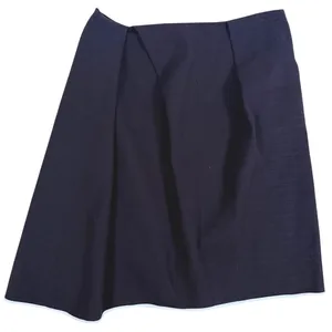 Paule Ka Paris Womens Asymmetric Hem Skirt Size 14 Black Preppy Quiet Luxury thumbnail 2