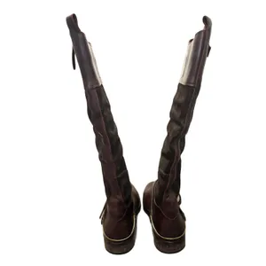 Golden Goose Charlye Riding Boots Santa Fe Suede Leather‎ Distressed Size 36 (6) thumbnail 6