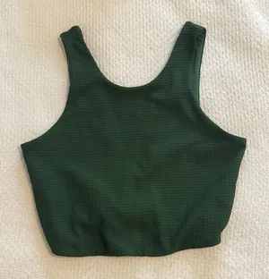 Stone Fox Active Swim Top Sports Bra‎ Hunter Green size XS thumbnail 1