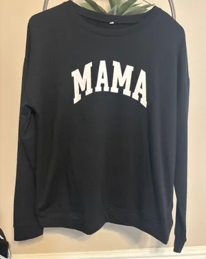 Mama shirt Black Size XL thumbnail 1