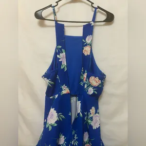 Altar’d State Everly Blue Floral Print Dress Size‎ Large thumbnail 6