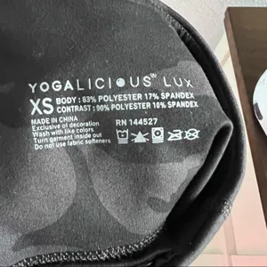 Yogalicious Lux Dark Camo Tights Shorts Bike Short XS thumbnail 8