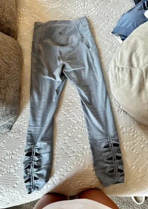 Athleta Light Blue  Leggings thumbnail 3