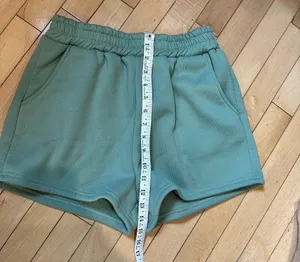 SHEIN Sage Green Pull On Sweatpants Shorts - Medium thumbnail 10