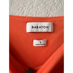 Babaton by Aritzia Contour Square Neck Long Sleeve Bodysuit Orange thumbnail 3