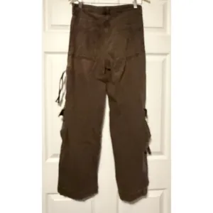 Baggy Pants Wide Leg Cargo Jeans‎ Brown Skate Grunge Streetwear Gorpcore Y2K 90s thumbnail 3